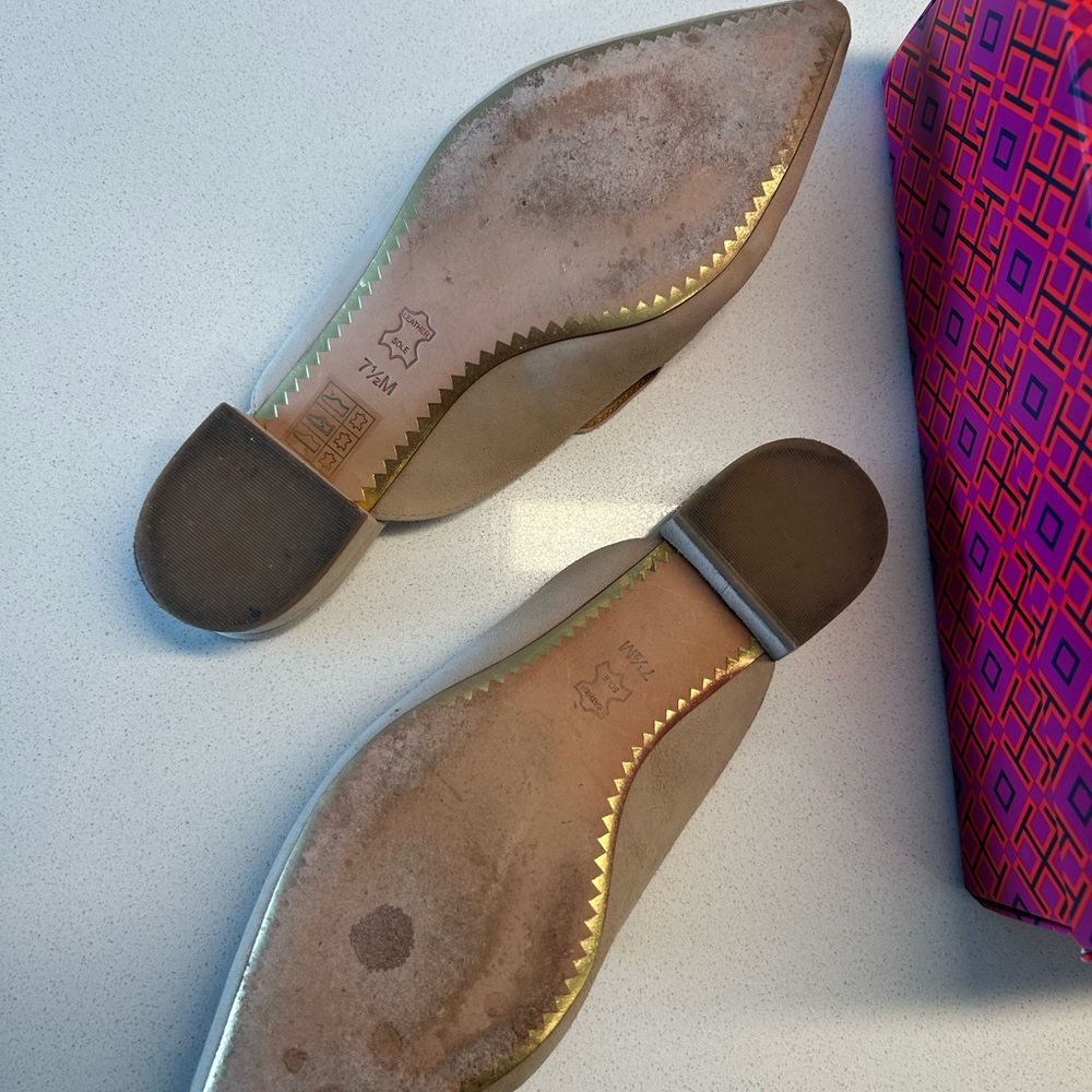 Tory Burch Cream Women's Mules - Picture 4 of 4